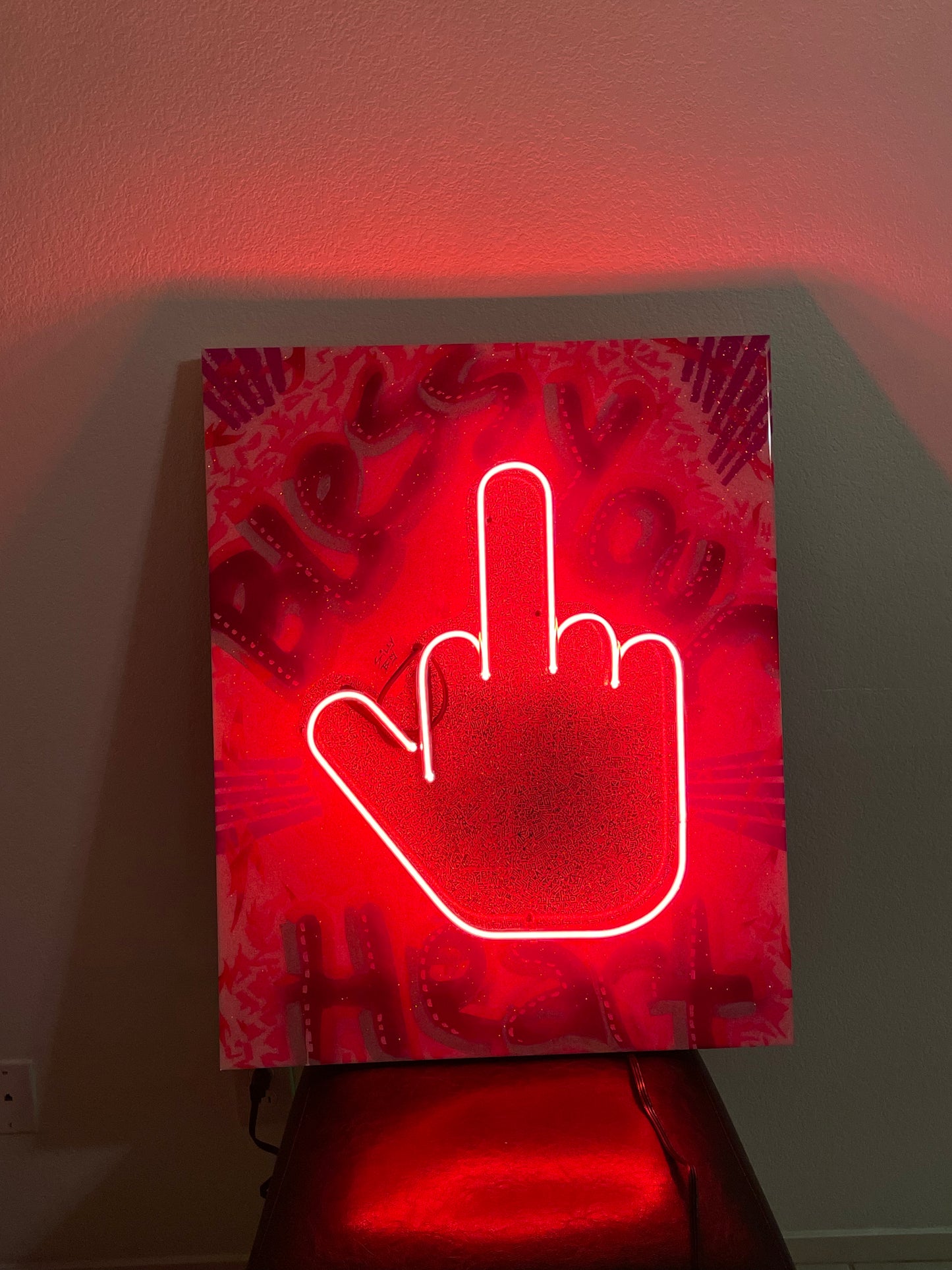 "BLESS YOUR HEART" 24x30 wooden canvas mixed media
